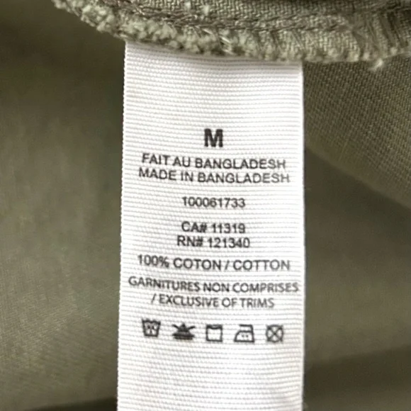 🍒Women’s Garage Lightweight Button Down Jacket. Olive Green. Size: Medium - Picture 7 of 11
